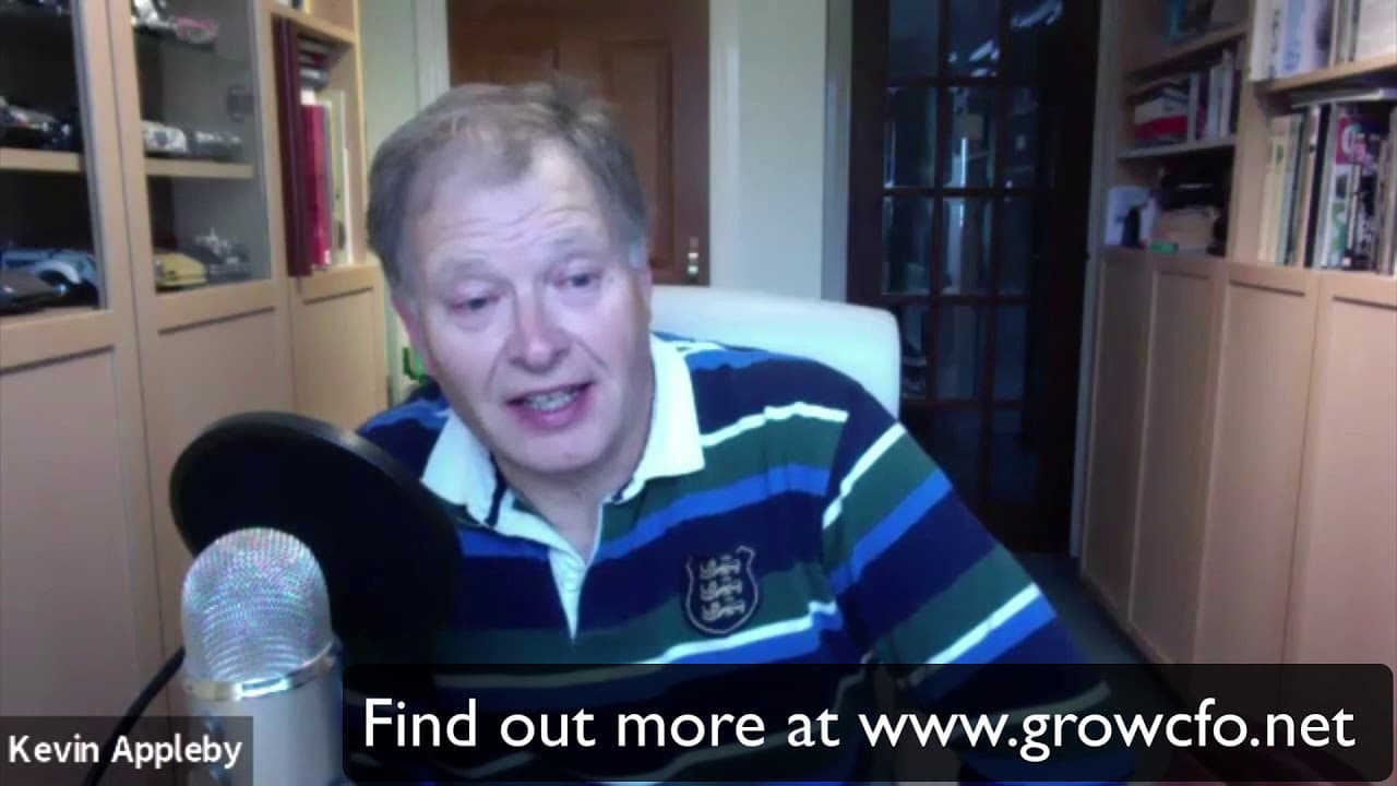 David Horne speaking with Kevin Appleby on the GrowCFO Show about finance, funding and acquisitions