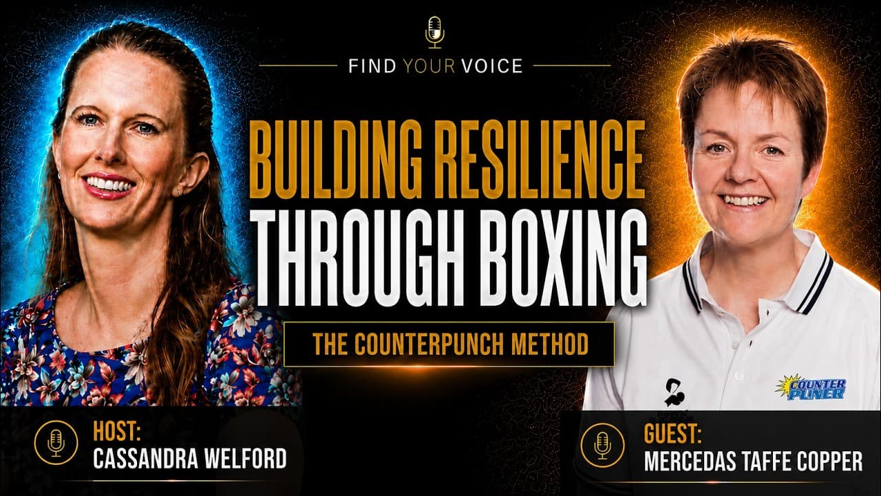 Mercedas Taaffe-Cooper talking about boxing-based resilience training for teenagers
