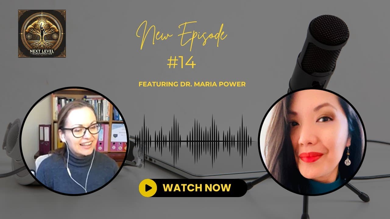 Maria Power speaking in a live interview about shame and addiction recovery