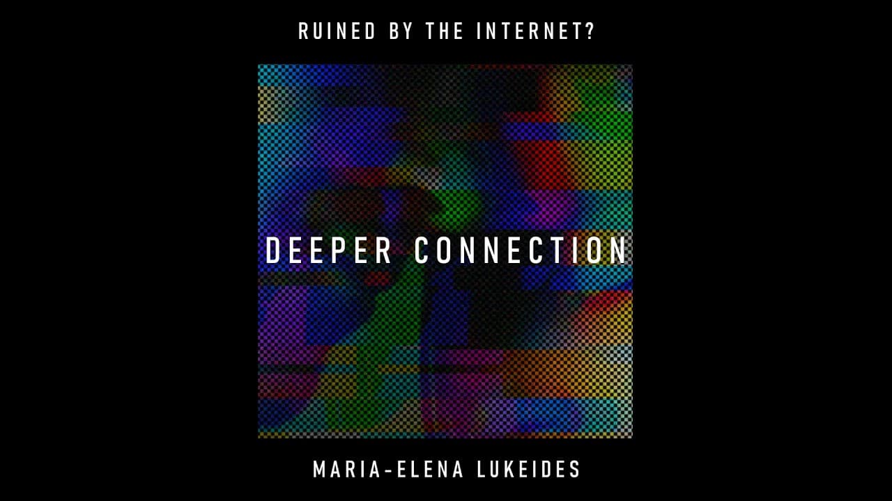Dr. Maria-Elena Lukeides speaking about digital connection and loneliness