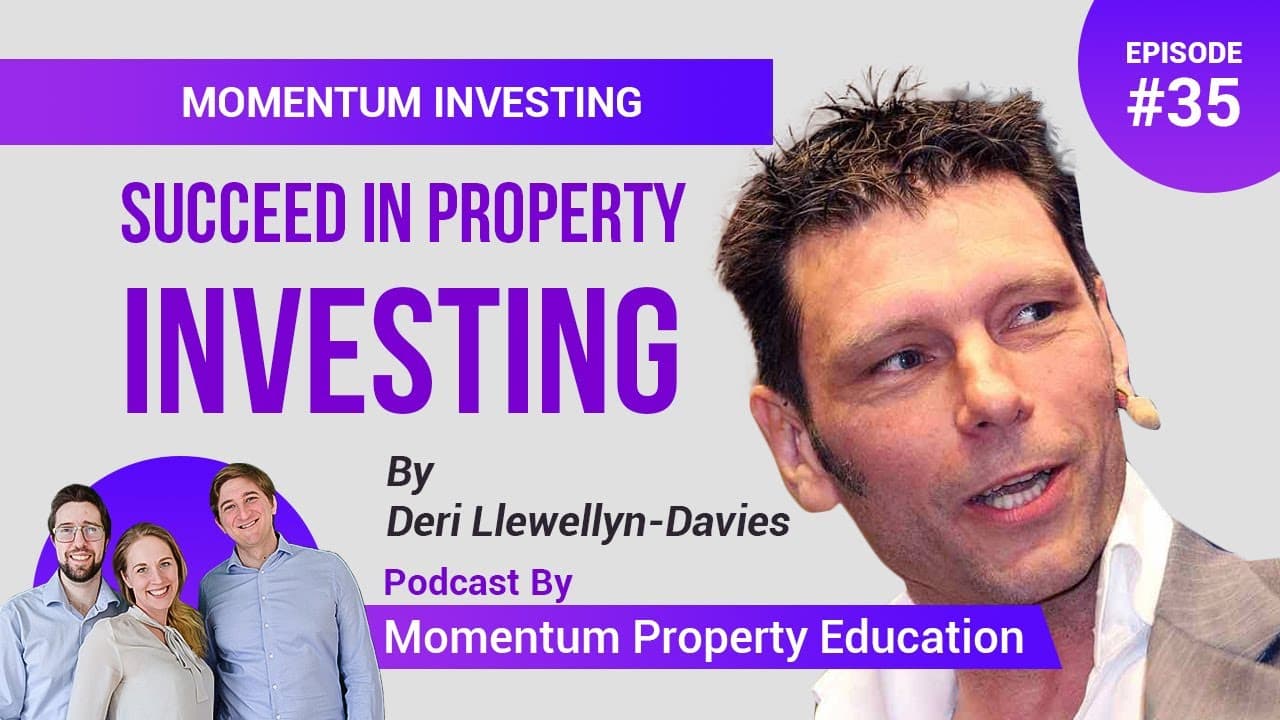 Deri Llewellyn-Davies discussing property investment strategy on the Momentum Investing podcast