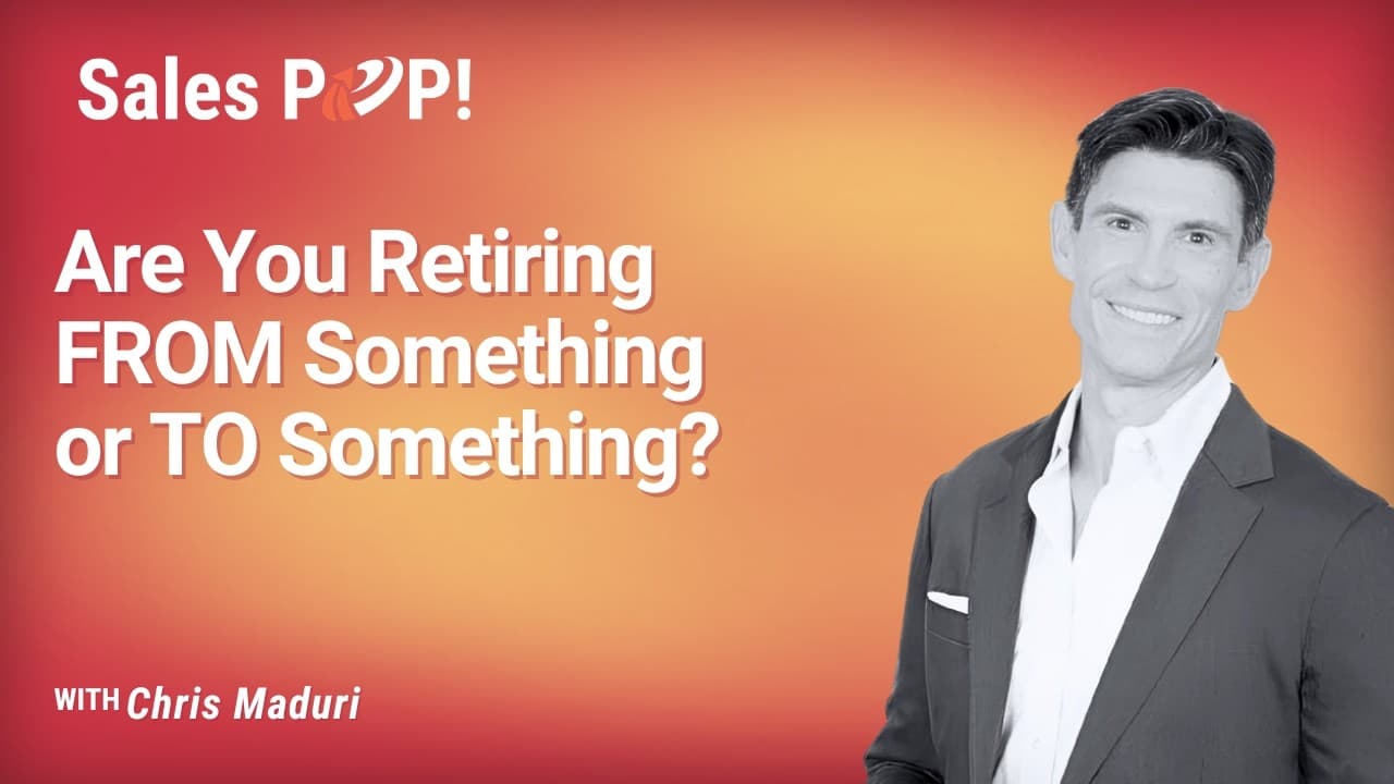 Chris Maduri talking about retirement planning on SalesPOP!