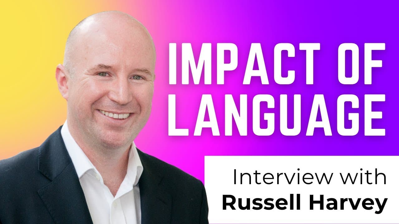 Russell Harvey, The Resilience Coach, discussing language and resilience on a Neuro-Linguistic Programming podcast