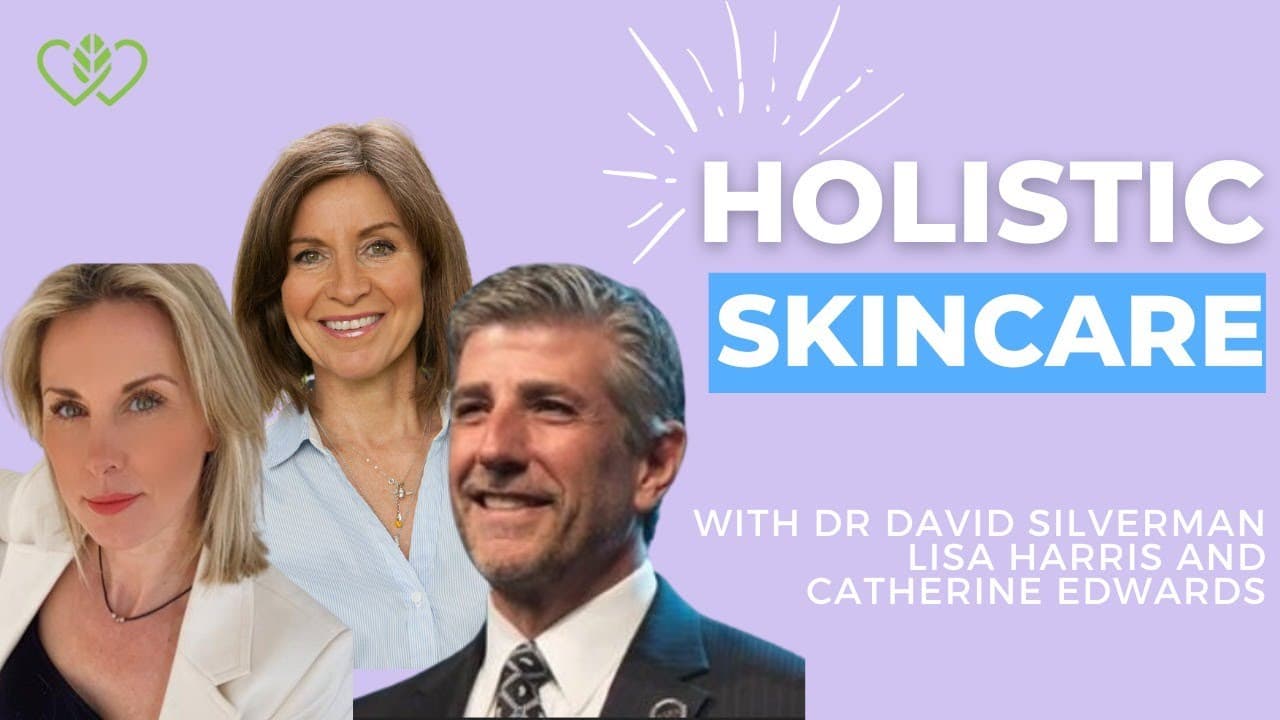 Lisa Harris speaking about holistic skincare in a podcast interview with Catherine Edwards