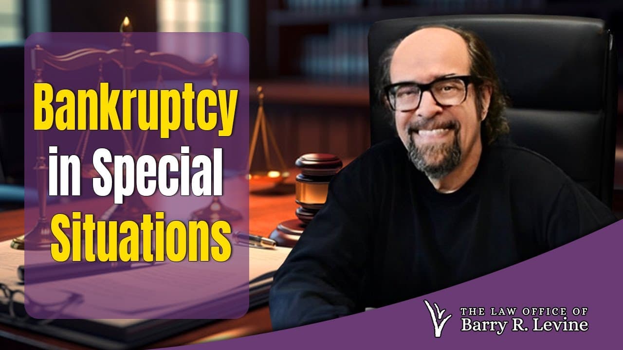 Barry Levine discussing bankruptcy in special situations on Bankruptcy Through the Looking Glass