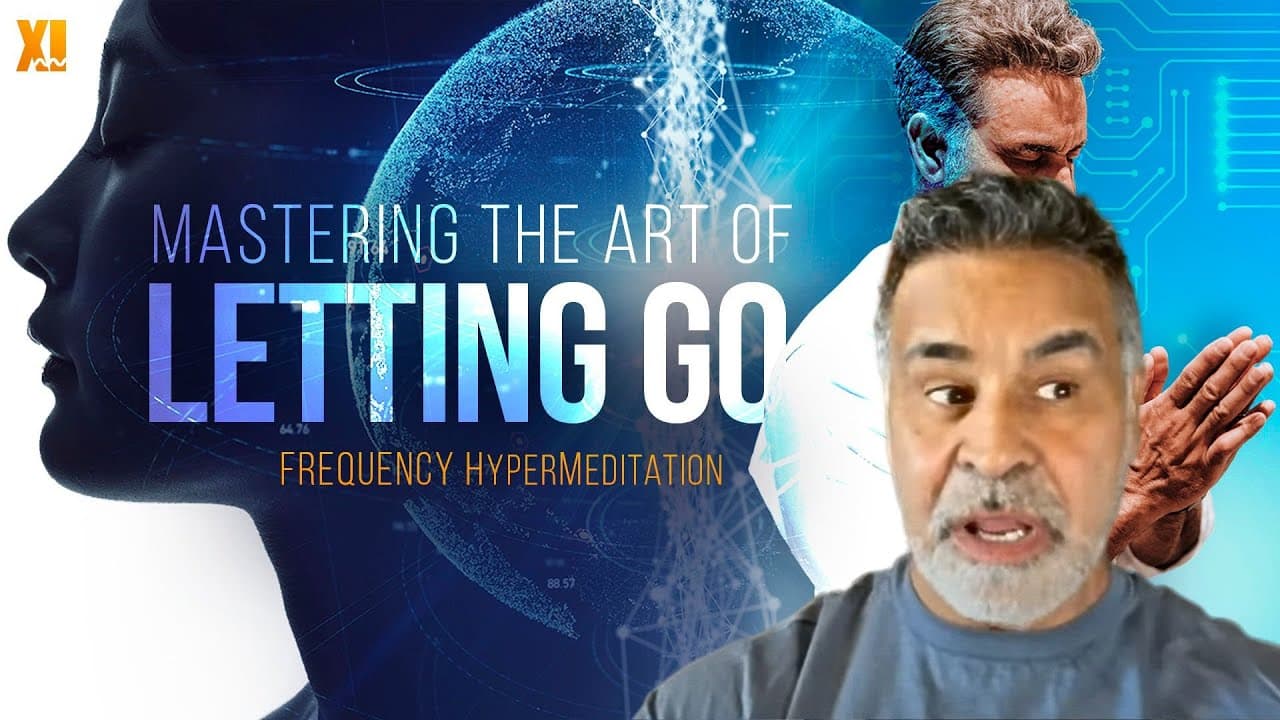 Masati leading a livestreamed group meditation on the art of letting go