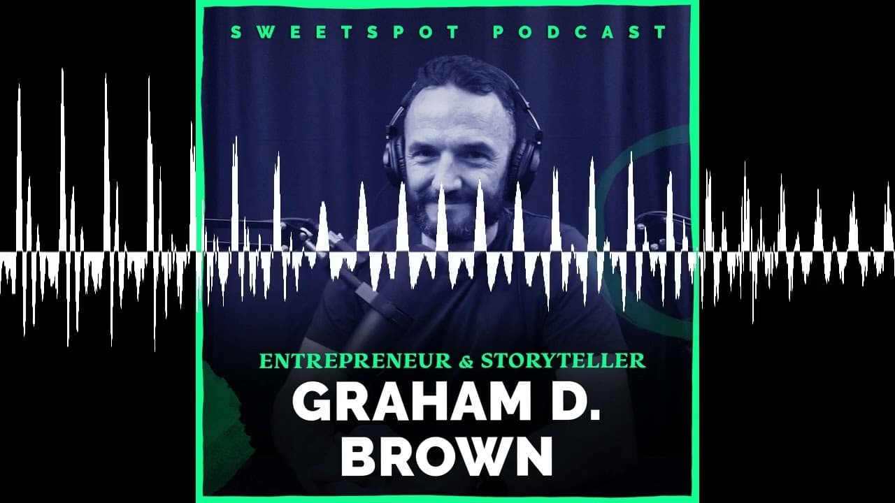 Graham Brown discussing authentic brand communication on the Sweetspot Podcast