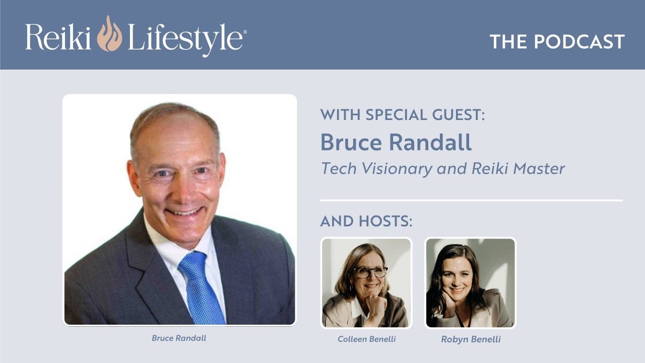 Bruce Randall speaking on the Reiki Lifestyle Podcast about AI and consciousness