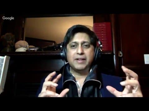 Dr. Srini Pillay in a live video interview about fear, stress and how the brain follows instructions