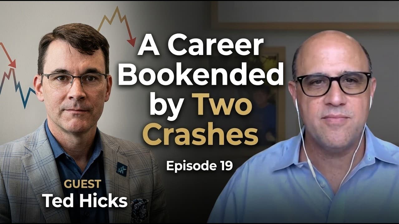 Theodore Hicks speaking on the Scaling Alpha podcast about investing after two market crashes
