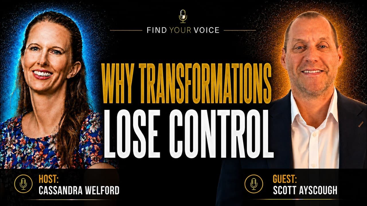 Scott Ayscough discussing why technology transformations lose control