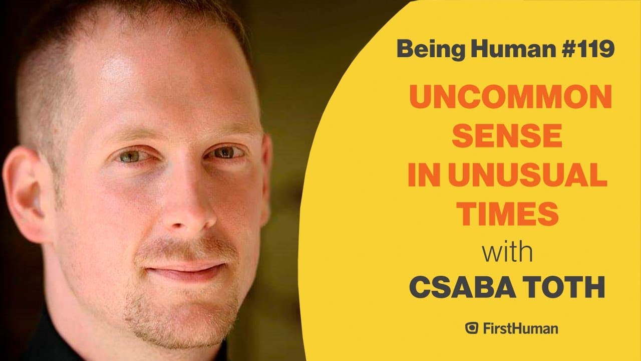 Csaba Toth speaking on the Being Human podcast about cultural differences in teams