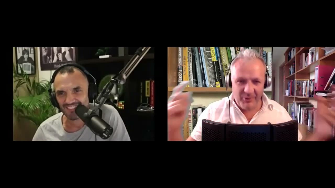 Graham Brown speaking about decluttering and focus on speakingpodcast