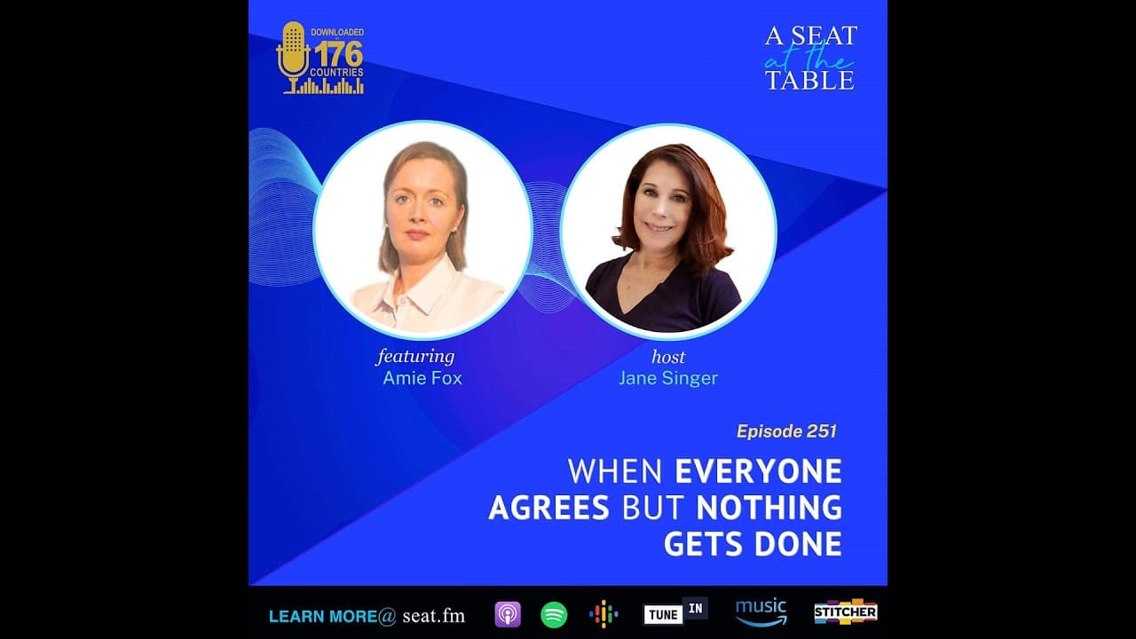 Amie Fox discussing why meeting agreement does not always produce action