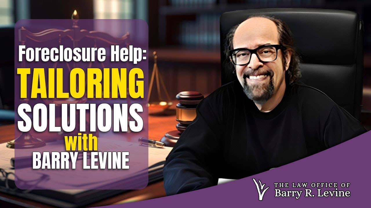 Barry Levine discussing foreclosure and bankruptcy on Through the Looking Glass
