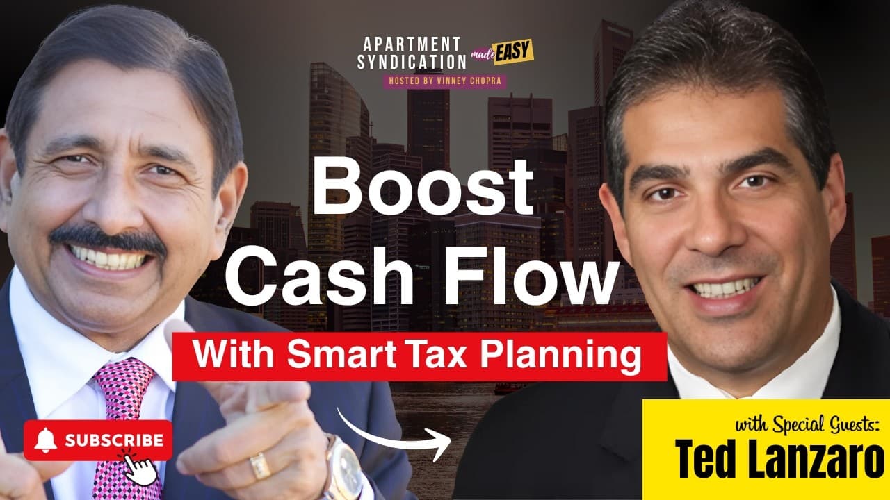 Ted Lanzaro, CPA, discussing syndication tax strategy for passive real estate investors