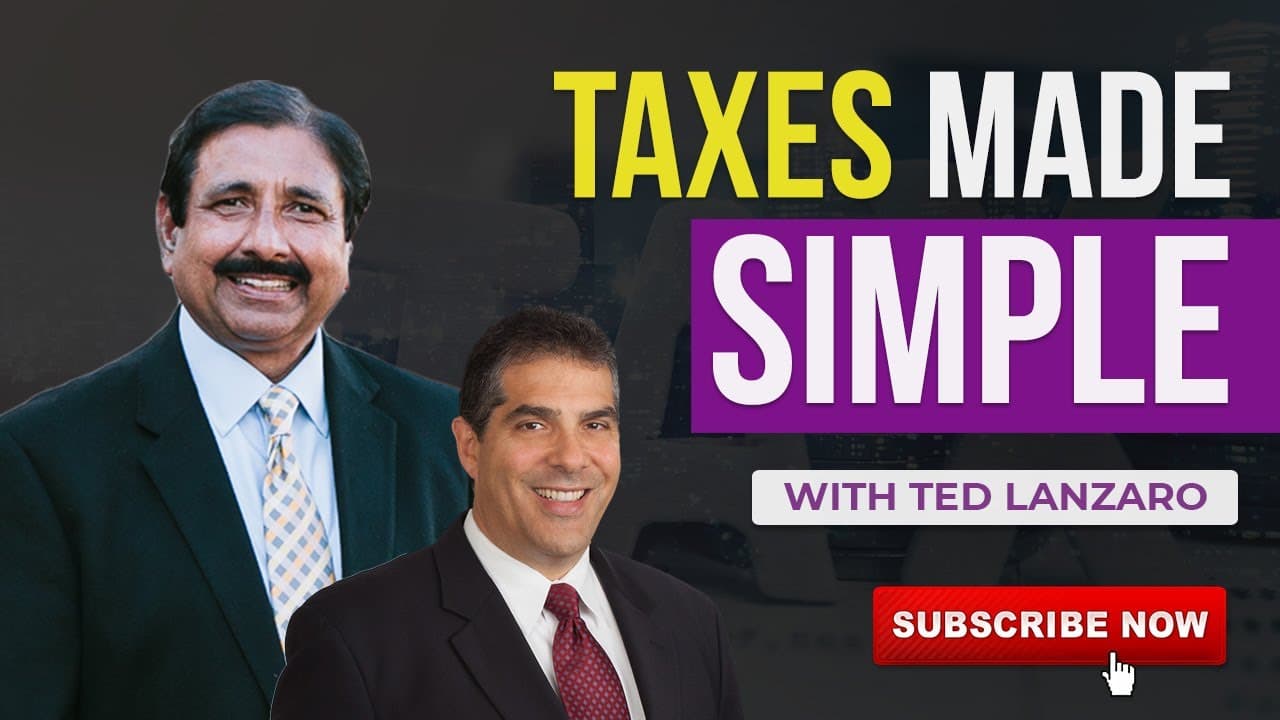 Ted Lanzaro in a video interview about tax planning for real estate investors