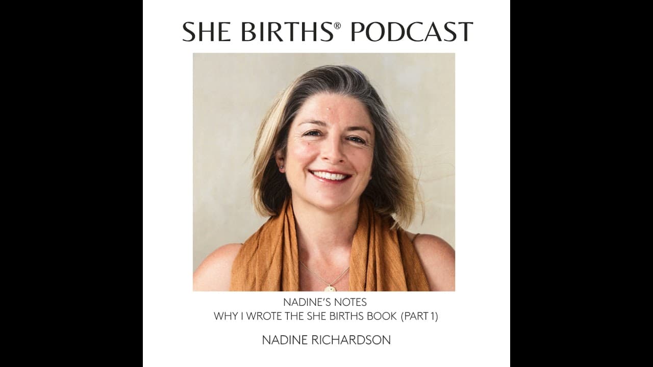 Nadine Richardson on the She Births podcast talking about her new book