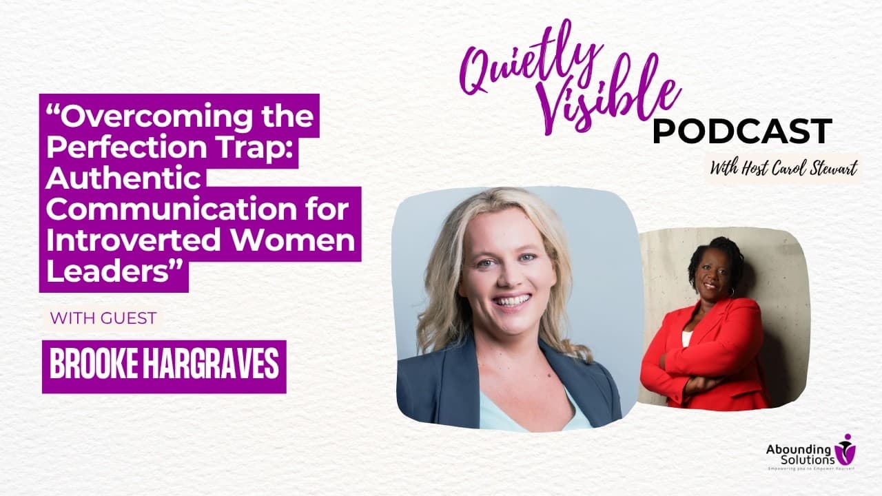 Brooke Hargraves interviewed on the Quietly Visible podcast