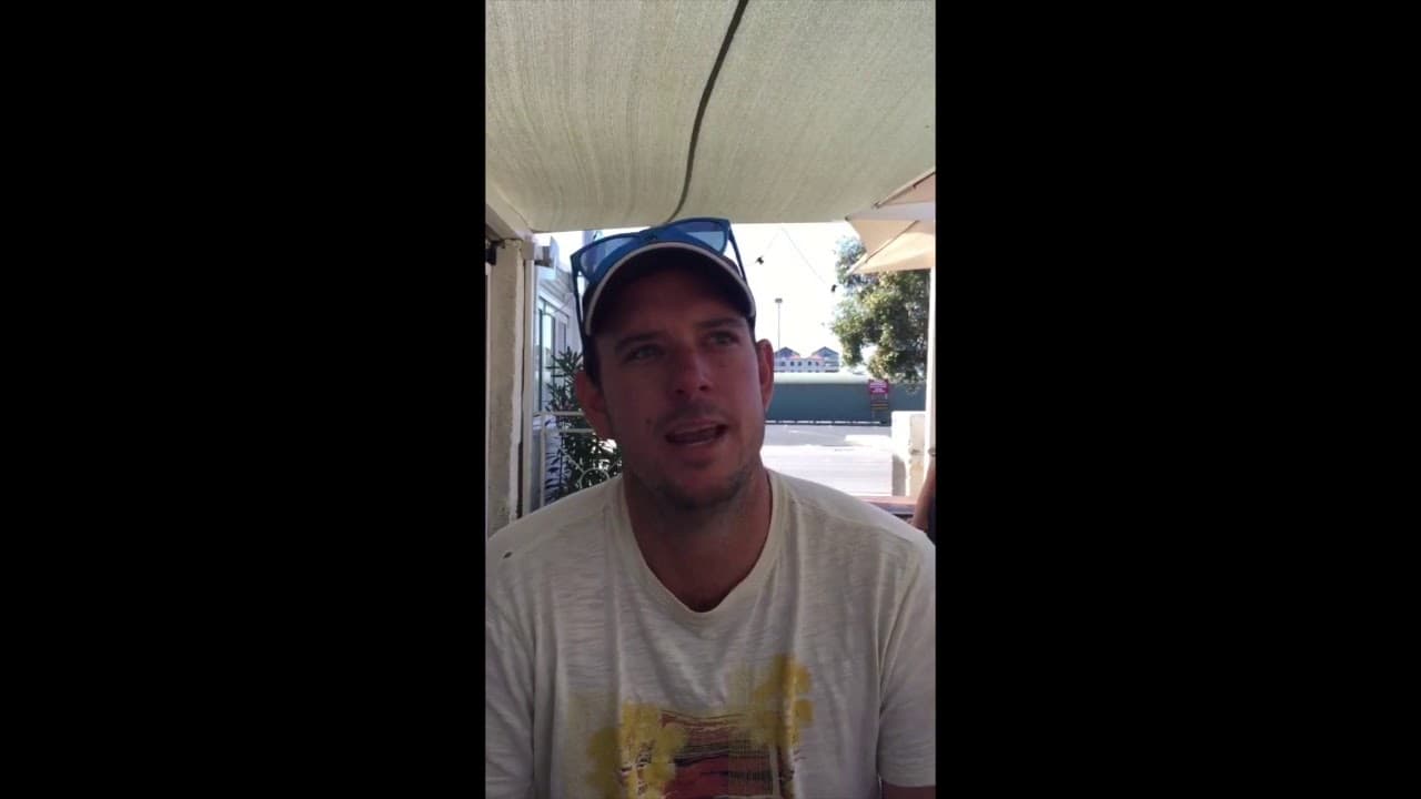 Jim Allenby talking about the path to professional cricket on Batting with Hirschy