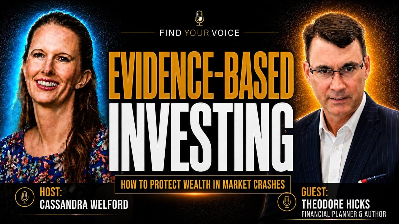 Theodore Hicks speaking on the Find Your Voice podcast about evidence-based investing
