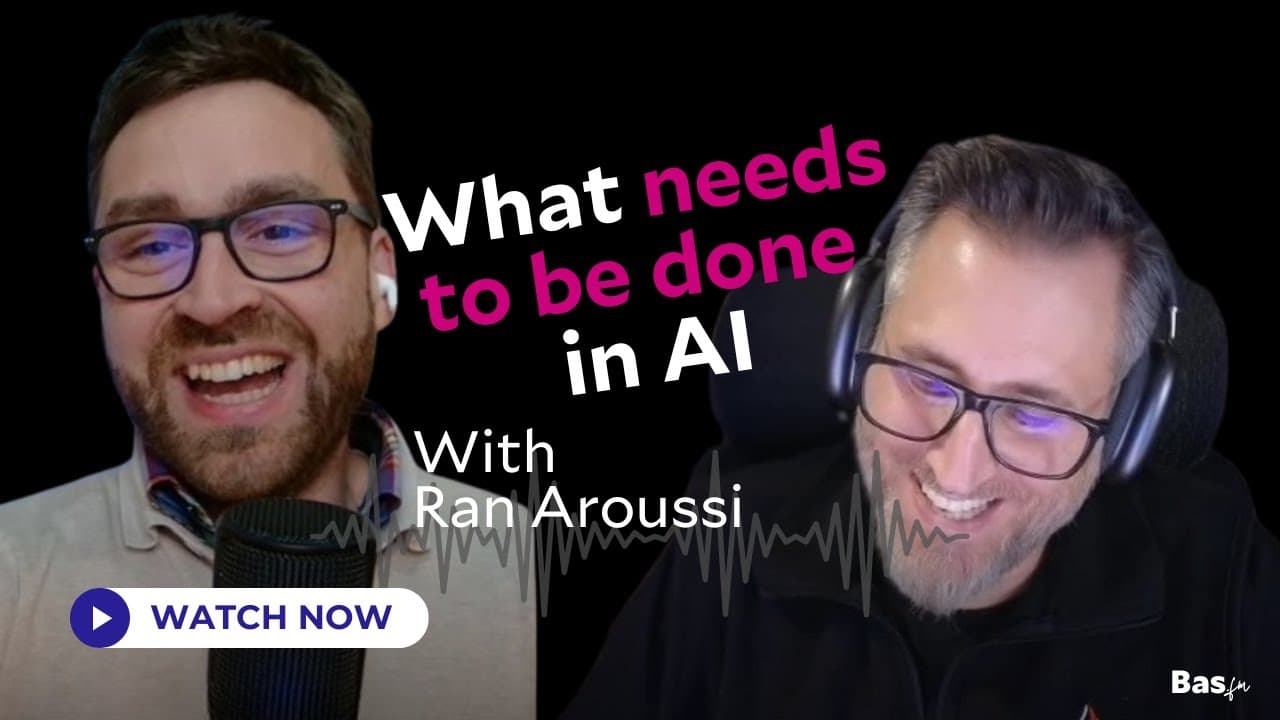 Ran Aroussi in conversation with Bas Steins about the infrastructure behind AI agents