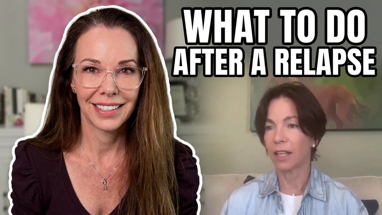 Lisa Arrigo talking about relapse, shame and recovery on The One Day At A Time Recovery Podcast